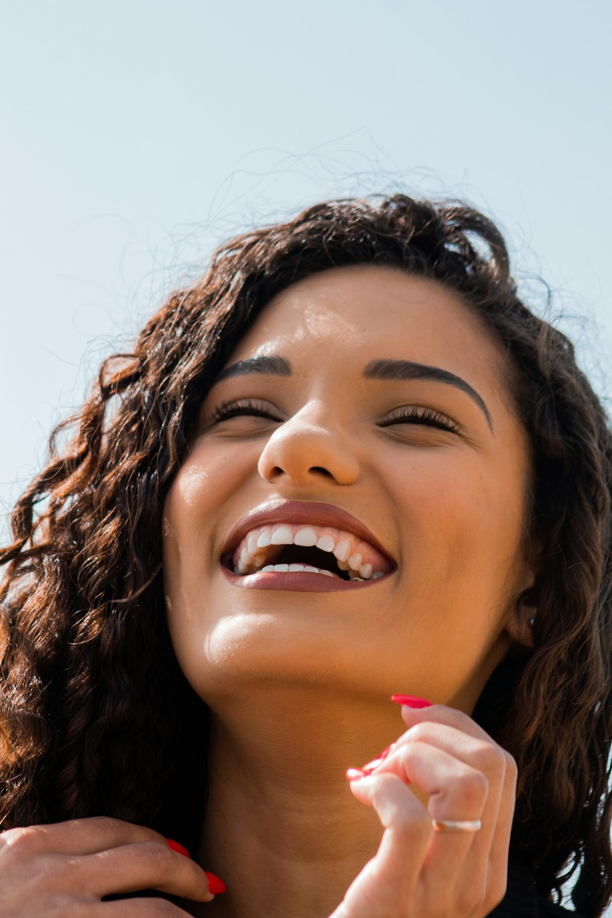 Healthy, natural smile and bite